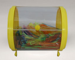 Barrel Spoon Holder - Holds 1000 spoons - Yellow